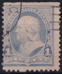 Obrázek k výrobku 50952 - 1861, USA, 0016IIxe, Výplatní známka: Prezidenti a politici - Benjamin Franklin ⊙