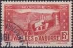 Obrázek k výrobku 51318 - 1932, Andorra (Francouzská pošta), 0027, Výplatní známka: Krajinky - Kostel v Meritxellu ✶✶