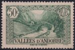 Obrázek k výrobku 51326 - 1939, Andorra (Francouzská pošta), 0070, Výplatní známka: Krajinky - Soutěska u St. Juliá ✶✶
