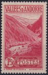 Obrázek k výrobku 51329 - 1941, Andorra (Francouzská pošta), 0078, Výplatní známka: Krajinky - Soutěska u St. Juliá ✶✶