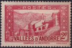 Obrázek k výrobku 51330 - 1932, Andorra (Francouzská pošta), 0027, Výplatní známka: Krajinky - Kostel v Meritxellu ✶✶