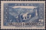 Obrázek k výrobku 51331 - 1941, Andorra (Francouzská pošta), 0080, Výplatní známka: Krajinky - Kostel v Meritxellu ✶✶