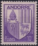 Obrázek k výrobku 51322 - 1937, Andorra (Francouzská pošta), 0053, Výplatní známka: Znaky ✶✶