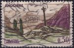 Obrázek k výrobku 51360 - 1961, Andorra (Francouzská pošta), 0168, Výplatní známka: Krajinky - Gotický kříž u Maritxellu ✶