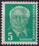 Obrázek k výrobku 51397 - 1952, NDR, 0322zaXI, Výplatní známka: Prezident Wilhelm Pieck (II) ✶✶