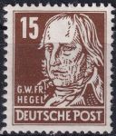 Obrázek k výrobku 51406 - 1952, NDR, 0330vaXI, Výplatní známka: Osobnosti politiky, umění a vědy - August Bebel, sociálně demokratický vůdce ✶ 