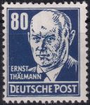 Obrázek k výrobku 51414 - 1952, NDR, 0338vaXII, Výplatní známka: Osobnosti politiky, umění a vědy - Georg Hegel, filozof ✶✶