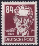 Obrázek k výrobku 51419 - 1952, NDR, 0330vbXI, Výplatní známka: Osobnosti politiky, umění a vědy - August Bebel, sociálně demokratický vůdce ✶ 