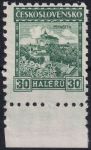 Obrázek k výrobku 51482 - 1927, ČSR I, 0217, Výplatní známka: Hrady, krajiny, měst - Pernštejn ✶✶ o P