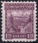 Obrázek k výrobku 51489 - 1927, ČSR I, 0217, Výplatní známka: Hrady, krajiny, měst - Pernštejn ✶✶