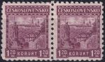 Obrázek k výrobku 51495 - 1927, ČSR I, 0219VV, Výplatní známka: Hrady, krajiny, měst - Strahovský klášter ✶✶ o D