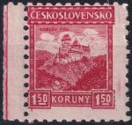 Obrázek k výrobku 51503 - 1929, ČSR I, 0220VV, Výplatní známka: Hrady, krajiny, měst - Karlštejn ✶✶