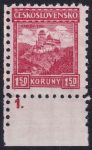 Obrázek k výrobku 51505 - 1929, ČSR I, 0220, Výplatní známka: Hrady, krajiny, měst - Karlštejn ✶✶ o H