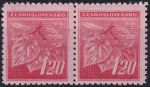 Obrázek k výrobku 51526 - 1945, ČSR II, 0378VV, Výplatní známka: Lipová ratolest ✶✶ ⊟
