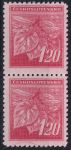 Obrázek k výrobku 51528 - 1945, ČSR II, 0378VV, Výplatní známka: Lipová ratolest ✶✶ ⊟