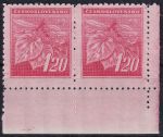Obrázek k výrobku 51532 - 1945, ČSR II, 0378VV, Výplatní známka: Lipová ratolest ✶✶ ⊟ o D