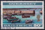 Obrázek k výrobku 51662 - 1971, Guernsey, 0053, Výplatní známka: Pohledy a znaky - Přístav Alderney ✶✶