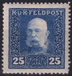 Obrázek k výrobku 51670 - 1915/1917, Rakousko-uherská polní pošta (Všeobecné vydání), 32A, Výplatní známka: Císař František Josef I. ✶