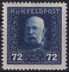 Obrázek k výrobku 51677 - 1915/1917, Rakousko-uherská polní pošta (Všeobecné vydání), 39A, Výplatní známka: Císař František Josef I. ✶