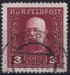 Obrázek k výrobku 51684 - 1915/1917, Rakousko-uherská polní pošta (Všeobecné vydání), 23A, Výplatní známka: Císař František Josef I. ⊙
