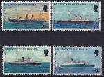 Obrázek k výrobku 51712 - 1972, Guernsey, 0062/0065, Poštovní lodě (I) ⊙