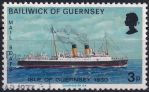 Obrázek k výrobku 51714 - 1973, Guernsey, 0075, Poštovní lodě (II): \"St. Julien\"(1925) ⊙