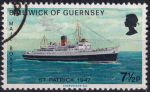 Obrázek k výrobku 51715 - 1973, Guernsey, 0076, Poštovní lodě (II): \"Isle of Guernsey\"(1930) ⊙