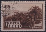 Obrázek k výrobku 51776 - 1946, SSSR, 1044, Lázně v jižním Sovětském svazu: Nový Athos ⊙