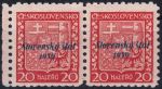 Obrázek k výrobku 51838 - 1939, Slovenský stát, 003a, Výplatní známka: Státní znak ✶✶ ⊟ o L