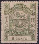 Obrázek k výrobku 51911 - 1888, Malajsko - Severní Borneo, 028, Výplatní známka: Znak ✶
