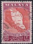 Obrázek k výrobku 51924 - 1957, Malajsko - Malajská federace, 03, Výplatní známka: Zemské pohledy ⊙
