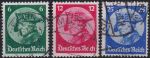 Obrázek k výrobku 52097 - 1933, Deutsches Reich, 0479/0481, Zahájení zasedání nového Říšského sněmu v Postupimi ⊙