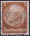 Obrázek k výrobku 52120 - 1933, Deutsches Reich, 0482, Výplatní známka: Paul von Hindenburg v medailonu (II) - Paul von Hindenburg (1847-1934), 2. říšský prezident ⊙