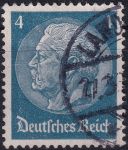 Obrázek k výrobku 52122 - 1933, Deutsches Reich, 0483, Výplatní známka: Paul von Hindenburg v medailonu (II) - Paul von Hindenburg (1847-1934), 2. říšský prezident ⊙