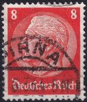 Obrázek k výrobku 52129 - 1933, Deutsches Reich, 0485, Výplatní známka: Paul von Hindenburg v medailonu (II) - Paul von Hindenburg (1847-1934), 2. říšský prezident ⊙