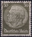 Obrázek k výrobku 52151 - 1933, Deutsches Reich, 0489, Výplatní známka: Paul von Hindenburg v medailonu (II) - Paul von Hindenburg (1847-1934), 2. říšský prezident ⊙ 