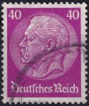 Obrázek k výrobku 52154 - 1933, Deutsches Reich, 0490, Výplatní známka: Paul von Hindenburg v medailonu (II) - Paul von Hindenburg (1847-1934), 2. říšský prezident ⊙ 