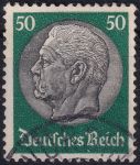 Obrázek k výrobku 52155 - 1933, Deutsches Reich, 0491, Výplatní známka: Paul von Hindenburg v medailonu (II) - Paul von Hindenburg (1847-1934), 2. říšský prezident ⊙ 