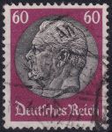 Obrázek k výrobku 52157 - 1933, Deutsches Reich, 0493, Výplatní známka: Paul von Hindenburg v medailonu (II) - Paul von Hindenburg (1847-1934), 2. říšský prezident ⊙ 