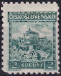Obrázek k výrobku 52346 - 1929, ČSR I, 0221, Výplatní známka: Hrady, krajiny, města - Pernštejn ✶✶ o P