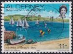 Obrázek k výrobku 52382 - 1983, Guernsey-Alderney, 0003, Výplatní známka: Pohledy na Alderney - Vládní budova v St. Anne ⊙
