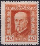 Obrázek k výrobku 52412 - 1925, ČSR I, 0187AP2, Výplatní známka: 75. narozeniny T. G. Masaryka (neotypie) ✶