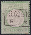 Obrázek k výrobku 52452 - 1872, Německá říše, 011, Výplatní známka: Orel s malým štítem na hrudi ⊙ 