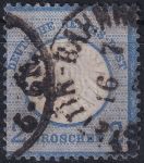 Obrázek k výrobku 52456 - 1872, Německá říše, 019, Výplatní známka: Orel s velkým štítem na hrudi (a korunou se stuhou) ⊙ 