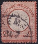 Obrázek k výrobku 52458 - 1872, Německá říše, 020, Výplatní známka: Orel s velkým štítem na hrudi (a korunou se stuhou) ⊙ 