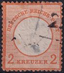 Obrázek k výrobku 52460 - 1872, Německá říše, 022, Výplatní známka: Orel s velkým štítem na hrudi (a korunou se stuhou) ⊙ 