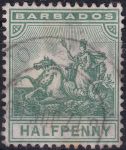 Obrázek k výrobku 52529 - 1905, Barbados, 0065, Výplatní známka: Malá koloniální pečeť ⊙