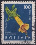 Obrázek k výrobku 52543 - 1962, Bolívie, 0675, Květy: Laelia purpurata ⊙