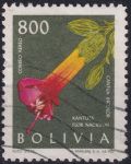 Obrázek k výrobku 52544 - 1962, Bolívie, 0676, Letecká známka: Květy - Cantua buxofolia ⊙