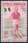 Obrázek k výrobku 52565 - 1957, Dominikánská republika, 0565A, Letecká známka: Letní olympijské hry 1956, Melbourne (I) - Dřívější olympijší vítězové - Paavo Numi, Finsko (1920 a 1928) ✶✶